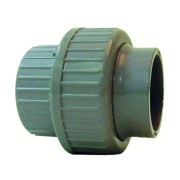 PVC-C 3-delige koppeling lijmmof x inch